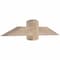 Ekena Millwork Eugene Smooth Timber Gable Bracket, Douglas Fir, 48"W x 10"H x 5 1/2"D x 5 1/2"F, 5/12 Pitch GBW048X10X0606EUG00SDF - alternate 5